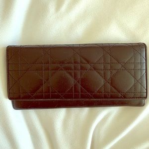 Dior black wallet